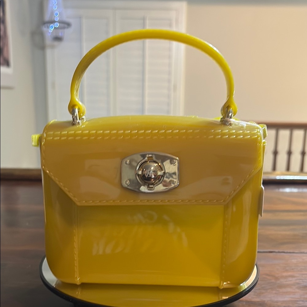 FURLA Candy Jelly Crossbody Yellow/Green